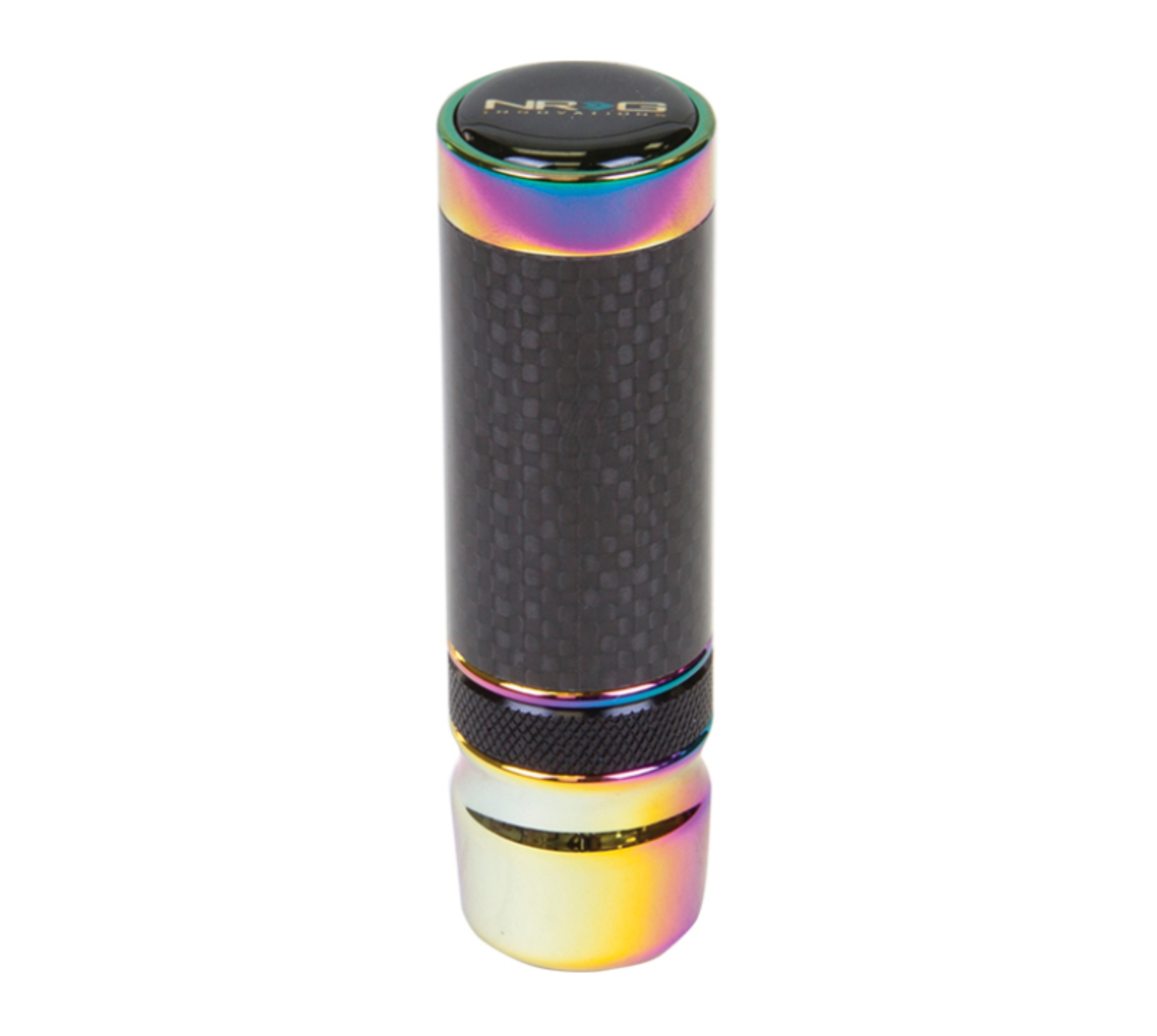 Picture of NRG Slimboy Adjustable Shift Knob (M10X1.25) Nissan / Mazda / Toyota - Carbon Fiber / Neochrome