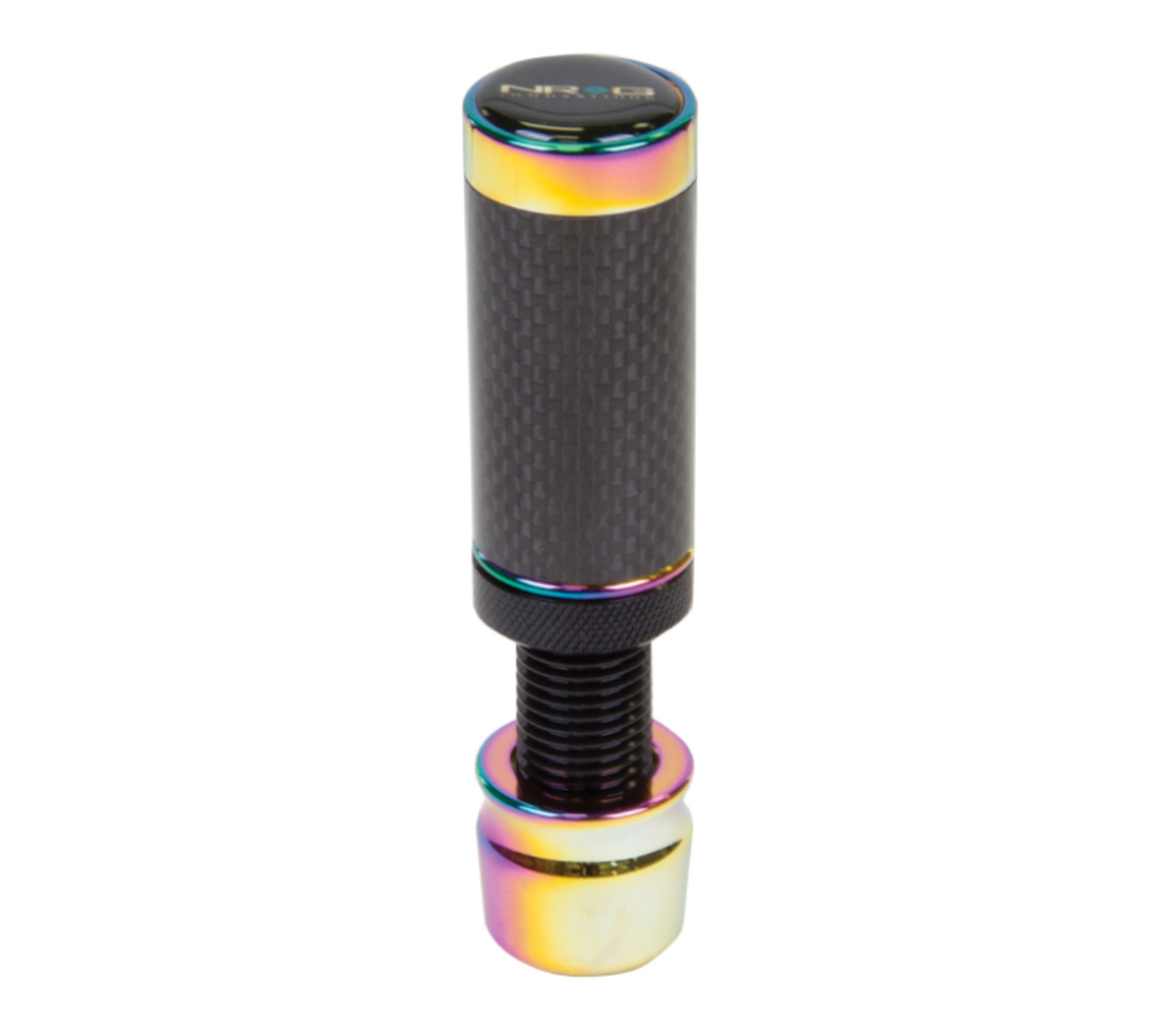 Picture of NRG Slimboy Adjustable Shift Knob (M10X1.50) Honda / Acura / Lotus - Carbon Fiber / Neochrome