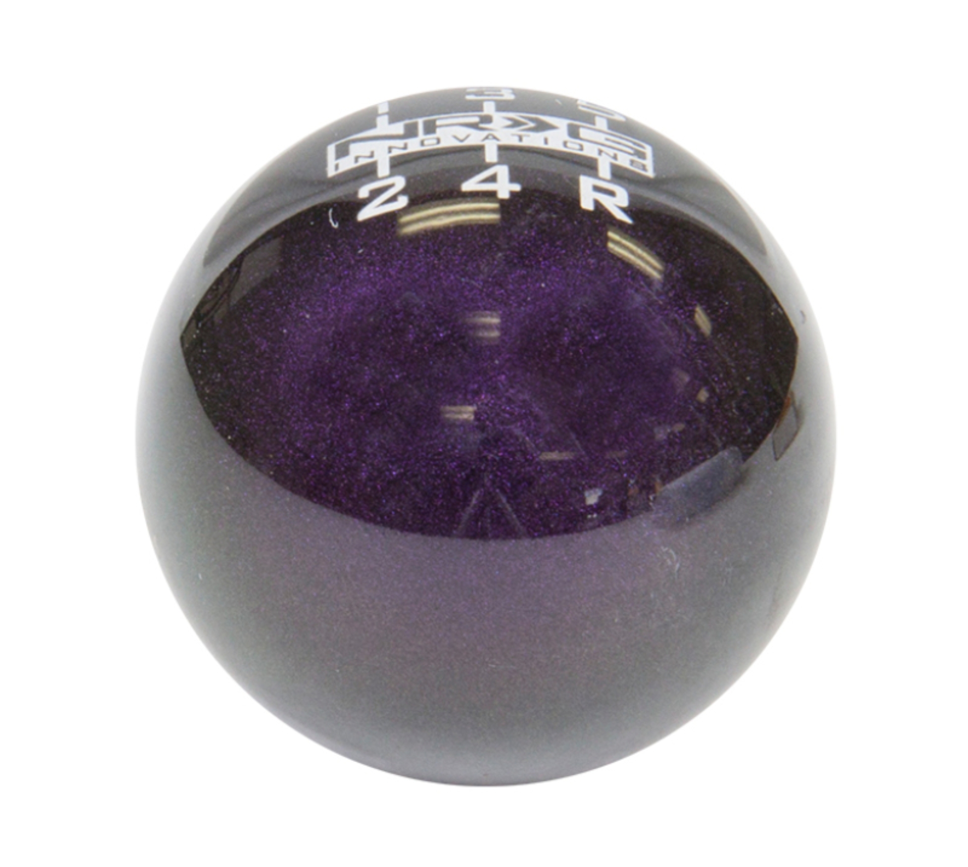 Picture of NRG Universal Ball Style Shift Knob - Heavy Weight 480G / 1.1Lbs. - Green/Purple (6 Speed)
