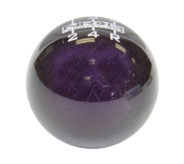 Picture of NRG Universal Ball Style Shift Knob - Heavy Weight 480G / 1.1Lbs. - Green/Purple (6 Speed)