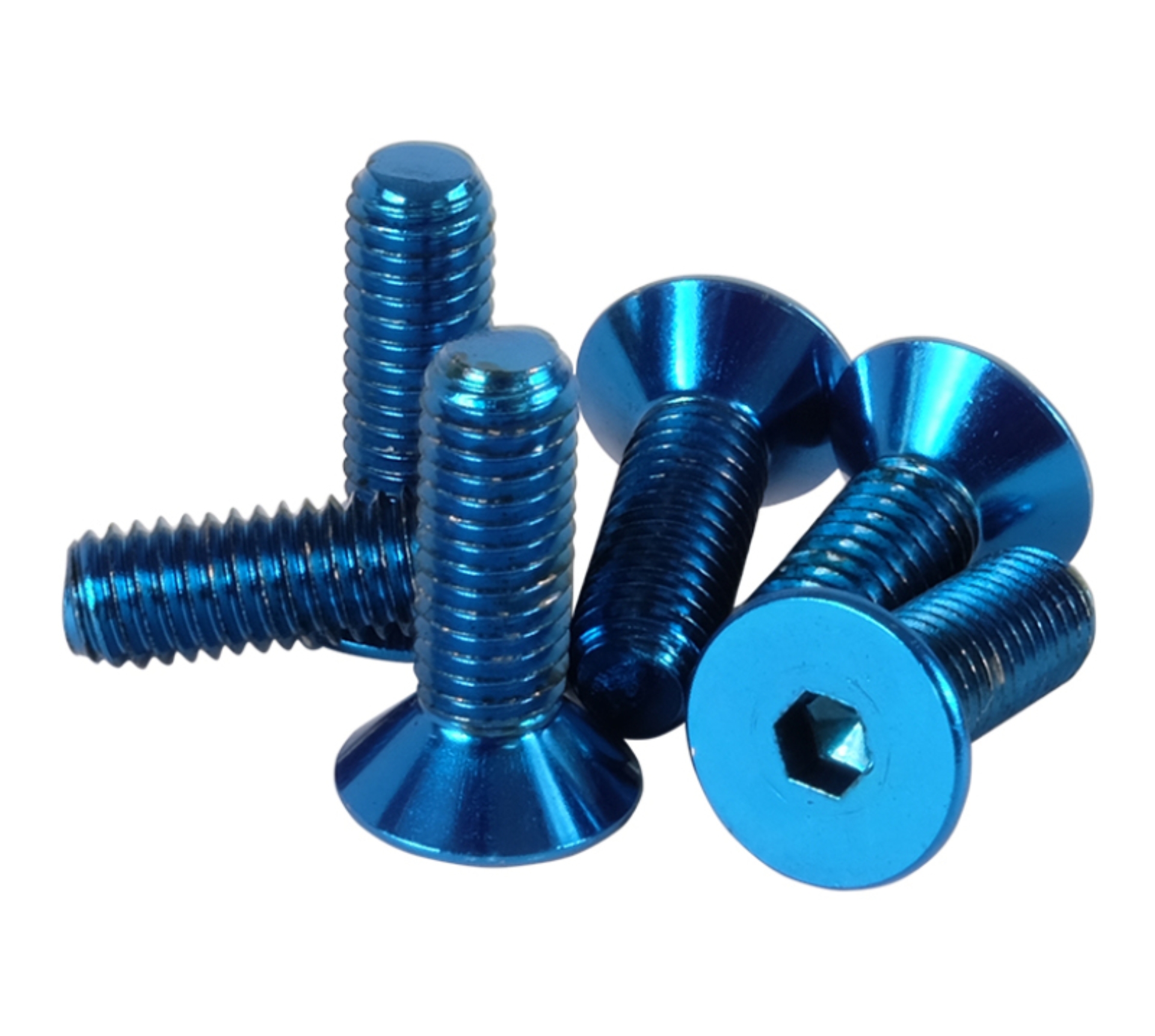 Picture of NRG Steering Wheel Screw Upgrade Kit (Conical) - Blue