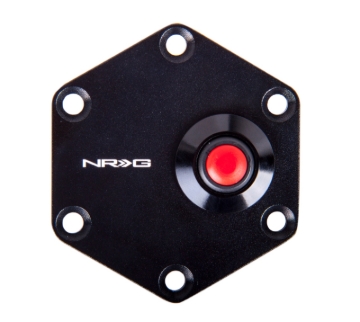 Picture of NRG Hexagonal Steering Wheel Ring w/Horn Button - Black