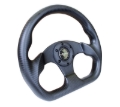 Picture of NRG Carbon Fiber Steering Wheel (320mm) Flat Bottom Matte Black Carbon