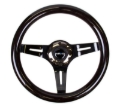 Picture of NRG Classic Wood Grain Steering Wheel (310mm) White w/Neochrome 3-Spoke Center