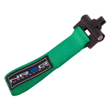 Picture of NRG Bolt-In Tow Strap Green - BMW - E90 E92 3 Series / R53 Mini 01-06 (5000lb. Limit)
