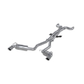 Picture of MBRP 2010 Chev Camaro V8 6.2L 6 Speed Dual Cat Back Round Tips (11 Conv. MUST purchase mbrpAD1710)