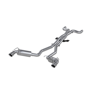 Picture of MBRP 2010 Chev Camaro V8 6.2L 6 Speed Dual Cat Back Round Tips (11 Conv. MUST purchase mbrpAD1710)