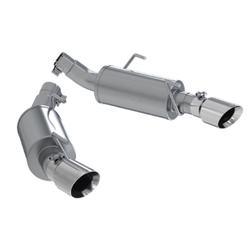 Picture of MBRP 05-10 Ford Mustang GT 5.0/Shelby GT500 Dual Mufflers Axle Back Split Rear T304