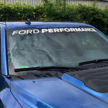 Picture of Ford Racing 2009-2018 F-150 (Incl Raptor) Ford Performance Windshield Banner