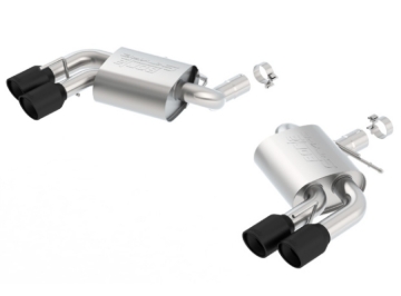 Picture of Borla 2016-2017 Chevrolet Camaro SS AT/MT S-Type Rear Section Exhaust w/o Dual Mode Ceramic Black