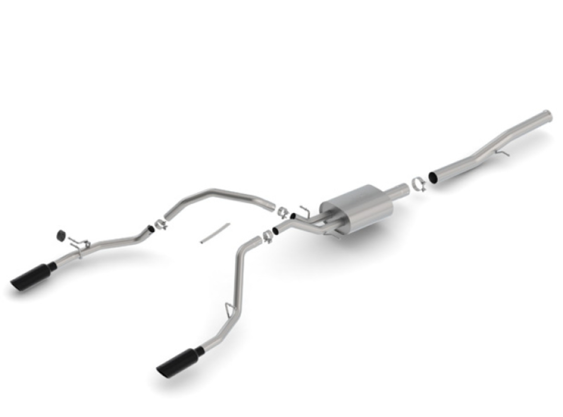 Picture of Borla 14-8 Chevrolet Silverado 1500 6.2L V8 AT/MT Extended Cab Standard Bed S-Type Exhaust