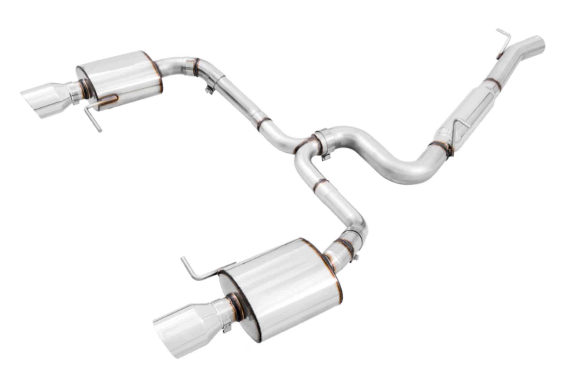 Picture of AWE Tuning VW MK7 Golf Alltrack/Sportwagen 4Motion Touring Edition Exhaust - Polished Silver Tips