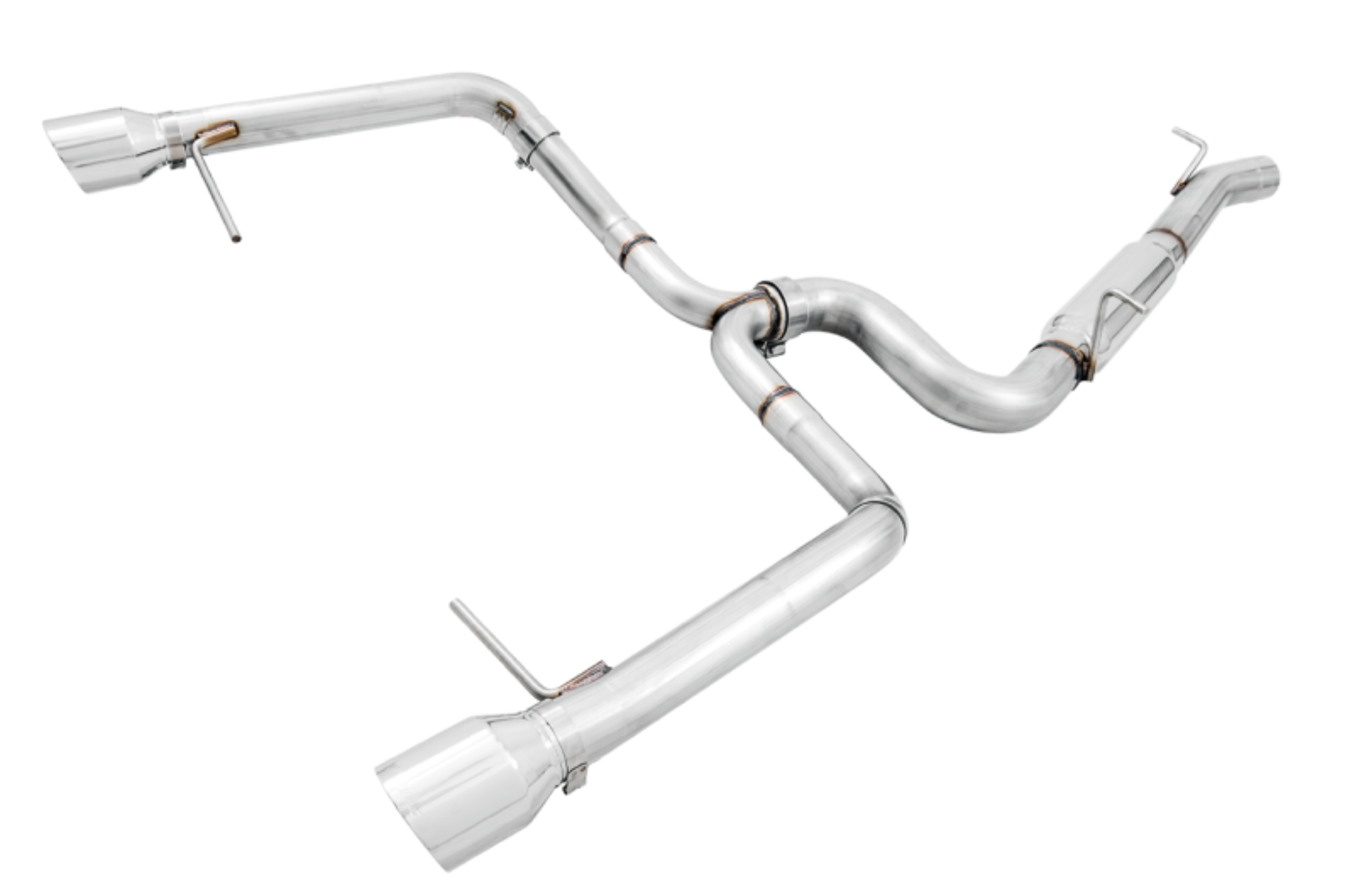 Picture of AWE Tuning VW MK7 Golf Alltrack/Sportwagen 4Motion Track Edition Exhaust - Polished Silver Tips