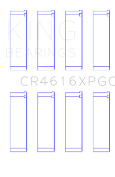 Picture of King Engine Bearings Subaru FA20 pMaxKote Performance Rod Bearing Set - Size STD