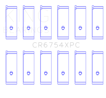 Picture of King Engine Bearings Toyota2JZGE/2JZGTE 3.0L pMaxKote Performance Rod Bearing Set - Size +.026mm