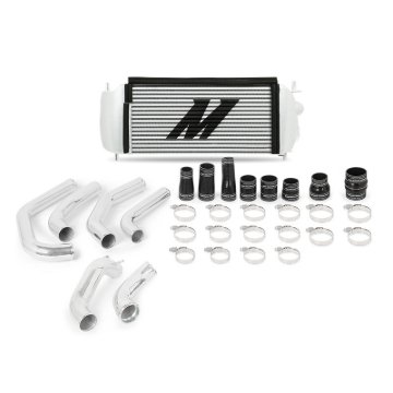 Picture of Mishimoto 15-17 Ford F-150 EcoBoost 2.7L Silver Performance Intercooler Kit w/ Polished Pipes