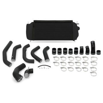 Picture of Mishimoto 15-16 Ford F-150 EcoBoost 3.5L Black Performance Intercooler Kit w/ Black Pipes