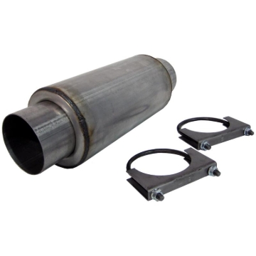 Picture of MBRP Universal Resonator 4 Inlet /Outlet 12 Body 18 Overall Aluminized