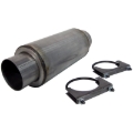 Picture of MBRP Universal Resonator 4 Inlet /Outlet 12 Body 18 Overall Aluminized