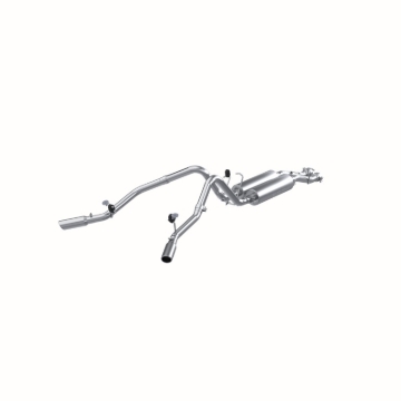Picture of MBRP 2003-2007 Chev/GMC 2500 HD 6.0L CC-SB Cat Back Dual Split Side