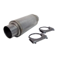 Picture of MBRP Universal Resonator 4 Inlet /Outlet 12 Body 18 Overall Aluminized