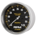 Picture of Autometer Marine Carbon Fiber 5in 10K RPM In-Dash Tachometer Gauge