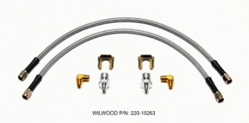 Picture of Wilwood Flexline Kit 18inch M10x1.50 IF 1/8-27 NPT 90 Degree