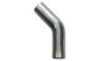 Picture of Vibrant 1.625in OD T304 SS 45 Deg Mandrel Bend 6in Leg Length (2.5in Centerline Radius)