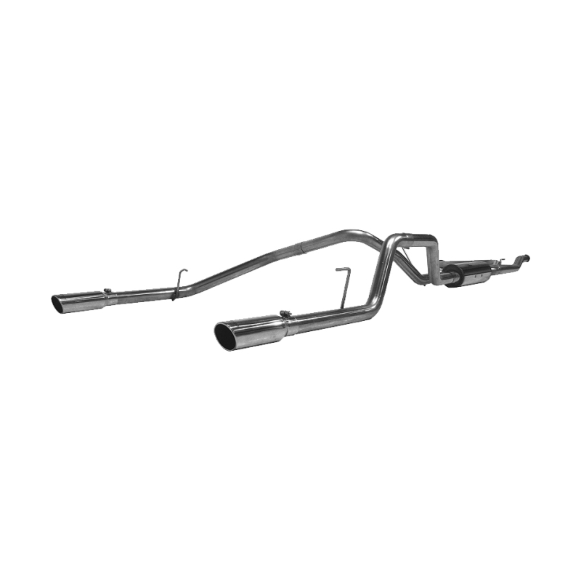 Picture of MBRP 2004-2009 Nissan Titan 5.6L EC/CC Cat Back Dual Split Rear