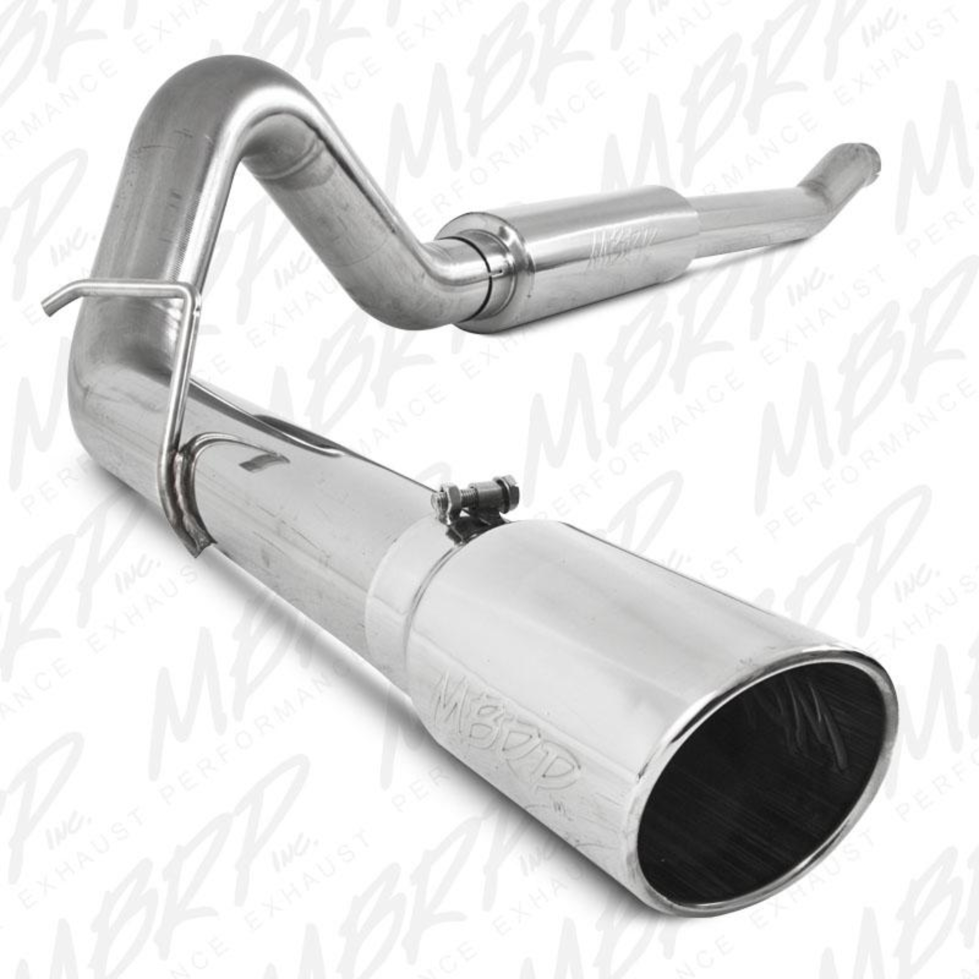 Picture of MBRP 2003-2007 Ford F-250/350 6.0L EC/CC Cat Back Single Side (Stock Cat)