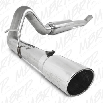 Picture of MBRP 2003-2007 Ford F-250/350 6.0L EC/CC Cat Back Single Side (Stock Cat)