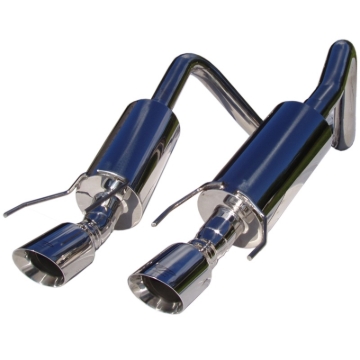 Picture of MBRP 2005-2008 Chev Corvette Dual Muffler Axle Back 4 Round Dual Wall Tips