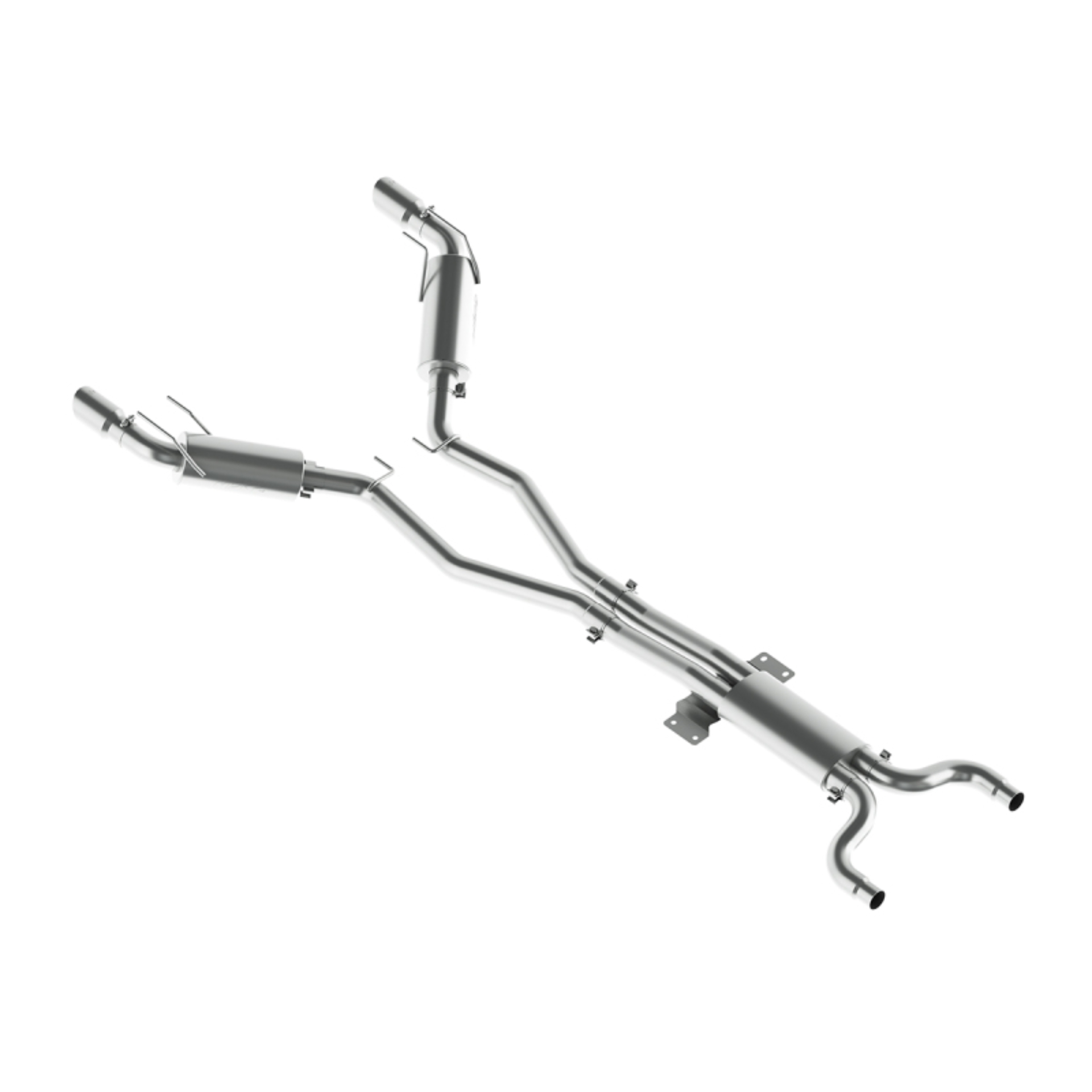 Picture of MBRP 2010 Chev Camaro V8 6.2L Automatic (L99) 3 Dual Cat Back Round Tips T409