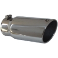 Picture of MBRP Universal Tip 5 O.D. Angled Rolled End 4 inlet 12 length