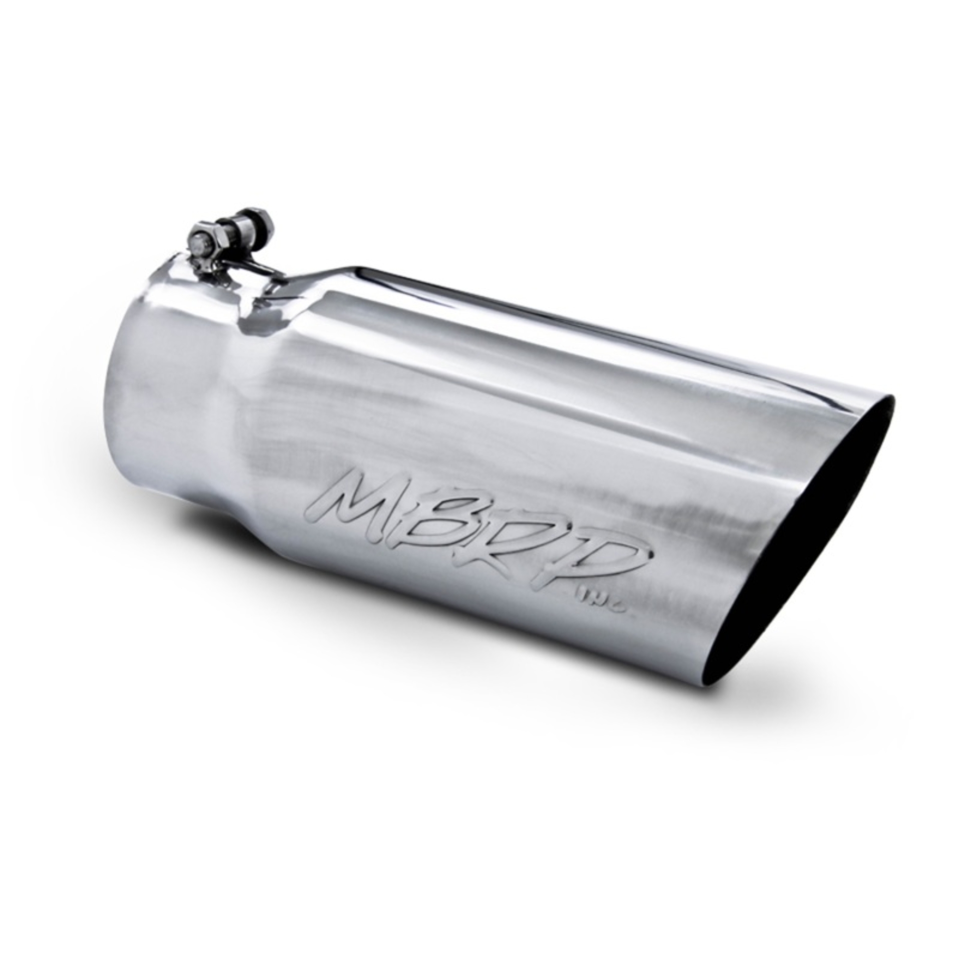 Picture of MBRP Universal Tip 5 O.D. Angled Single Walled 4 inlet 12 length
