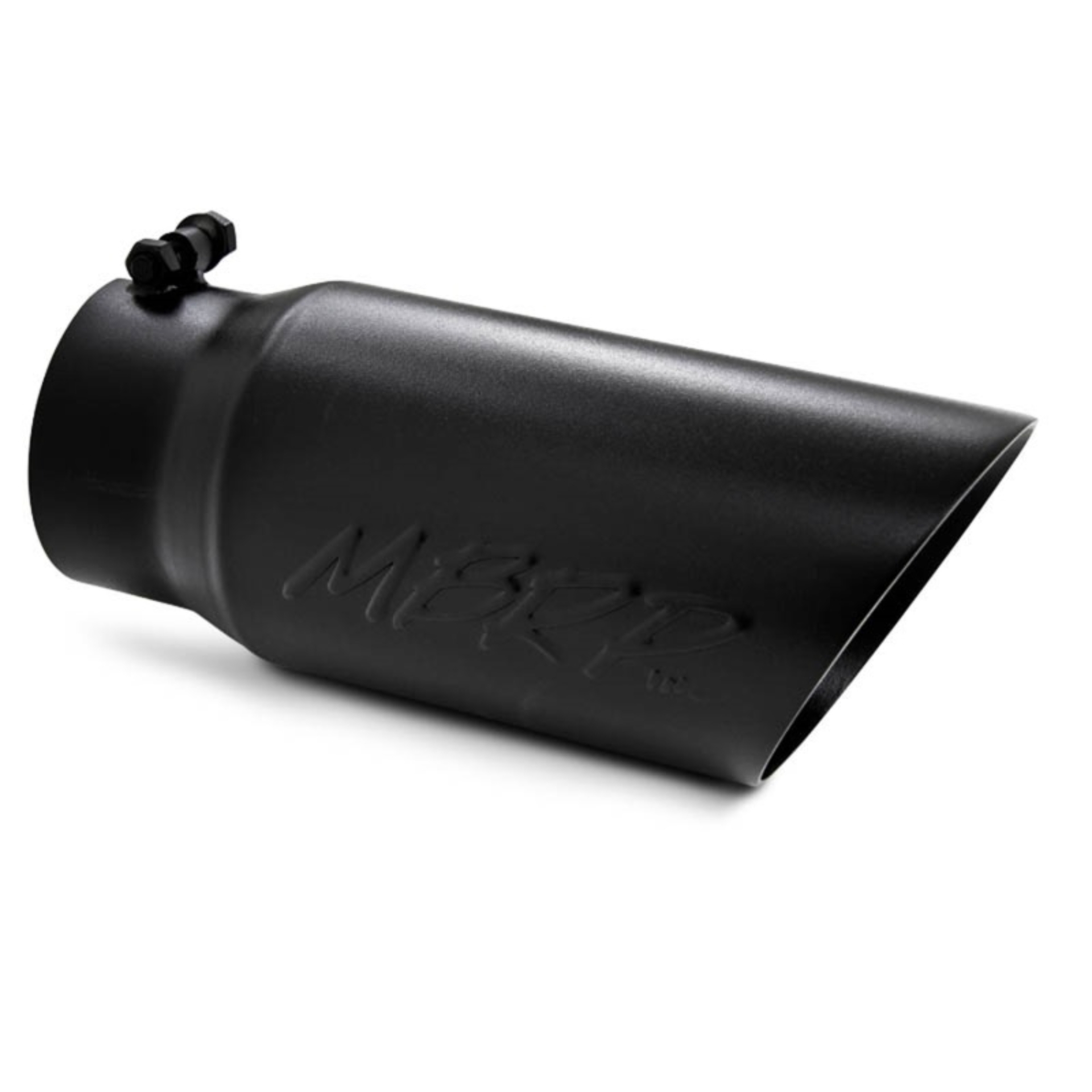 Picture of MBRP Universal Tip 5 O.D. Dual Wall Angled 4 inlet 12 length - Black Finish