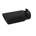 Picture of MBRP Universal Tip 5 O.D. Angled Rolled End 4 inlet 12 length - Black Finish