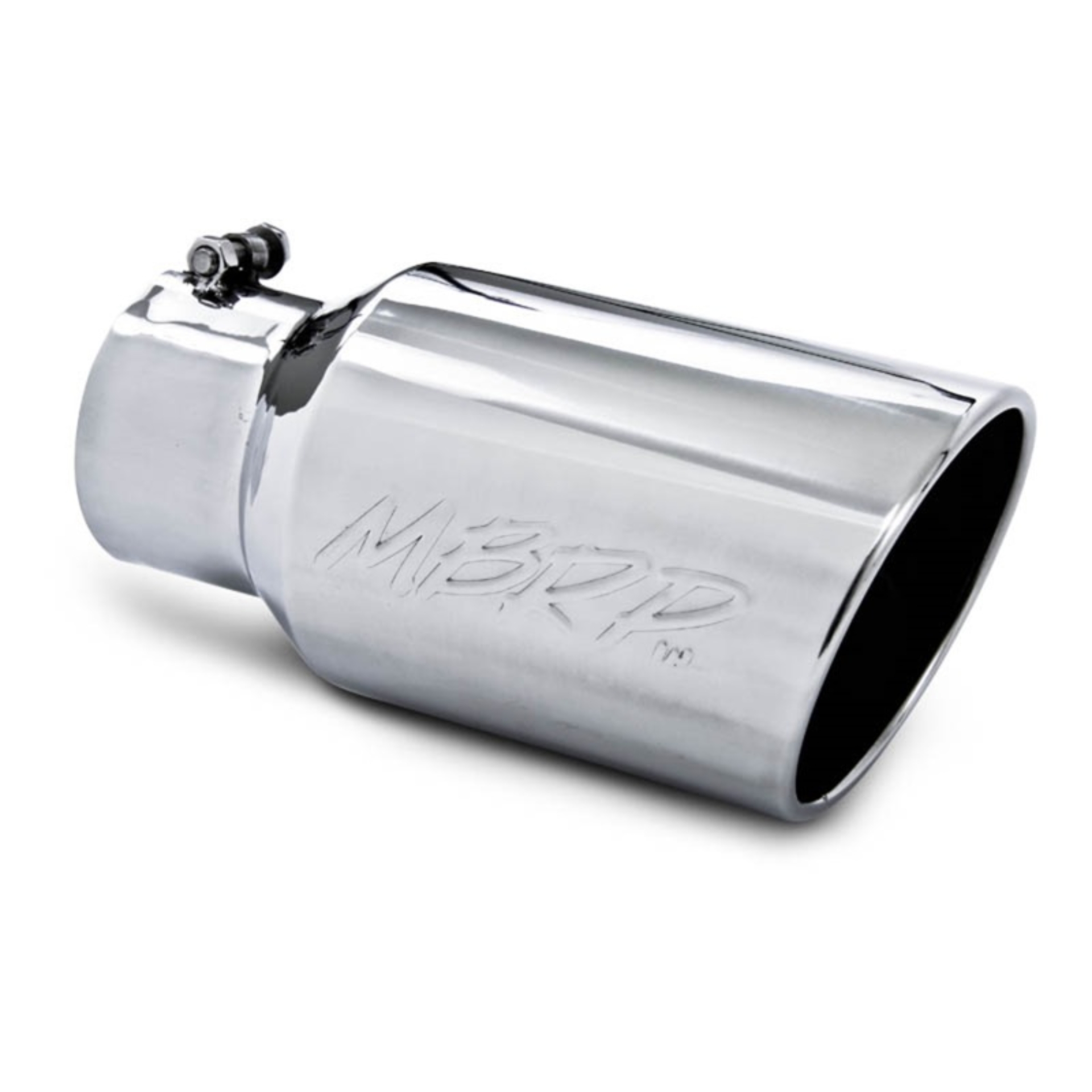 Picture of MBRP Universal Tip 6 O.D. Angled Rolled End 4 inlet 12 length