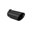 Picture of MBRP Universal Tip 5 O.D. Dual Wall Angled 4 inlet 12 length - Black Finish