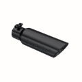 Picture of MBRP Universal Tip 3.5 O.D. Dual Wall Angled 2.5 inlet 12 length - Black Finish