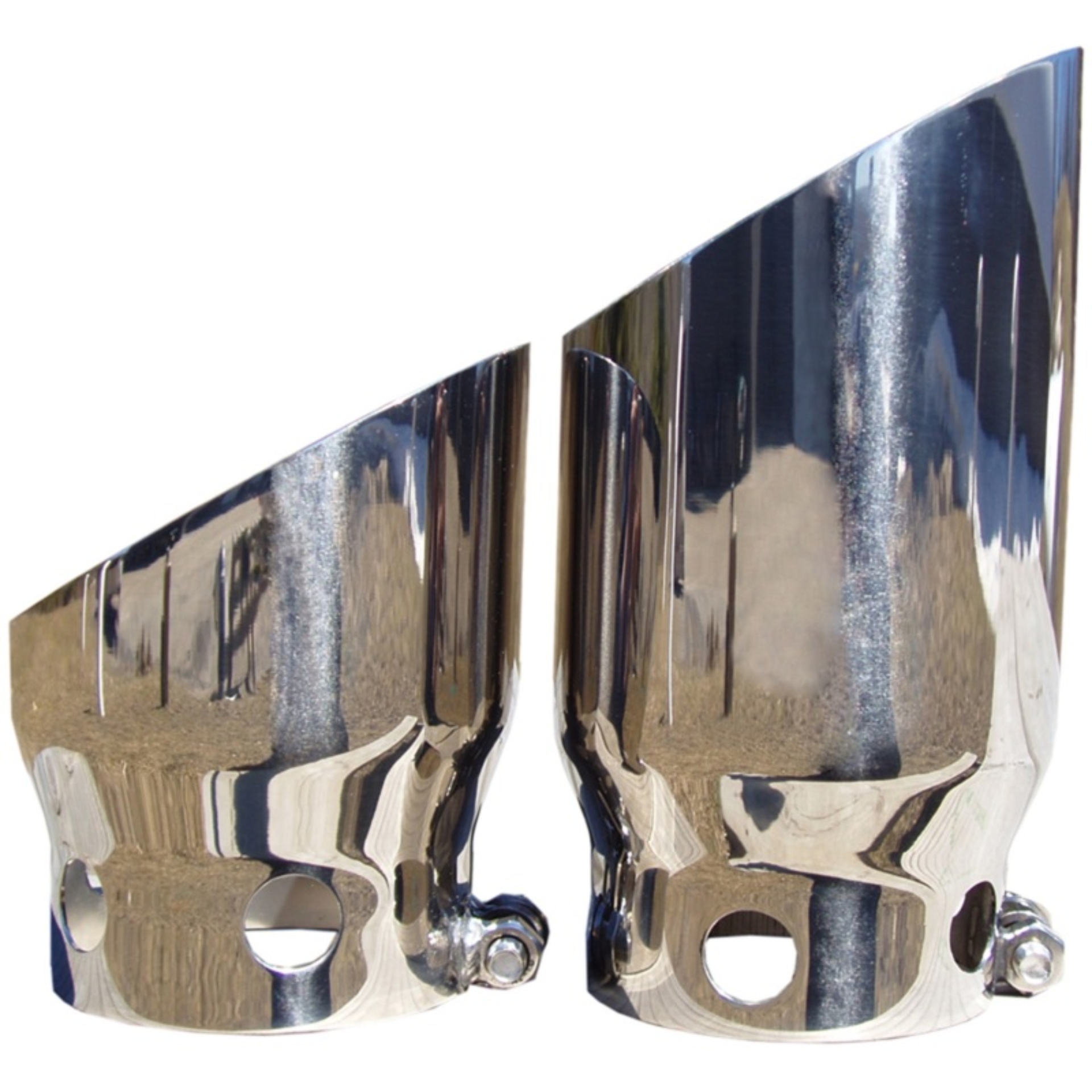 Picture of MBRP 2008 Ford F250/350/450 6.4 L 4 inlet 5 Tip Cover Set - 6 and 9 in length