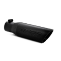 Picture of MBRP Universal Tip 3.5 O.D. Dual Wall Angled 2.5 inlet 12 length - Black Finish