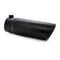 Picture of MBRP Universal Tip 4 O.D. Angled Rolled End 3.5 inlet 10 length- Black Finish