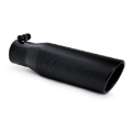 Picture of MBRP Universal Tip 3in O.D. Angled Rolled End 2 inlet 12 length - Black Finish
