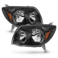 Picture of ANZO 2003-2005 Toyota 4Runner Crystal Headlights Black