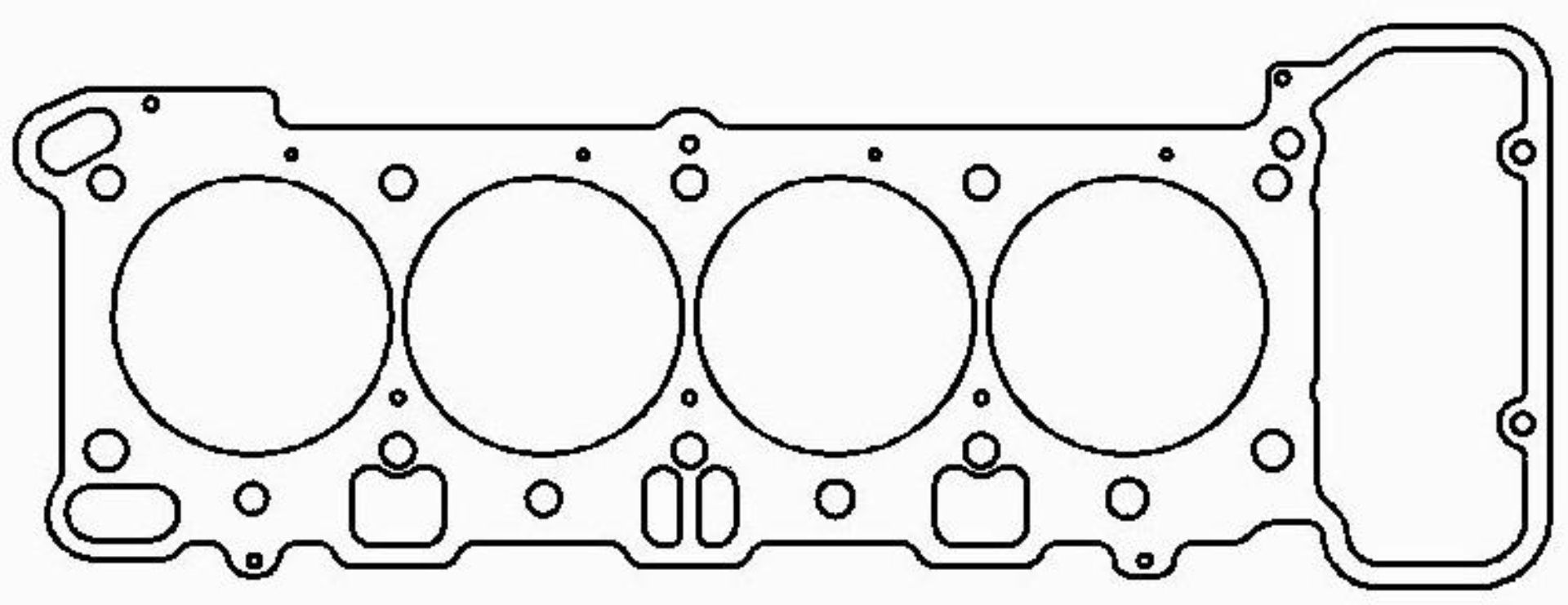 Picture of Cometic BMW 4.0L 07-08 93mm Bore .040 inch MLS Head Gasket