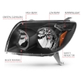 Picture of ANZO 2003-2005 Toyota 4Runner Crystal Headlights Black