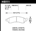 Picture of Hawk 94-04 Mustang Cobra / 88-95 Corvette 5.7L / 88-92 Camaro w/ HD Brakes Front Performance Ceramic