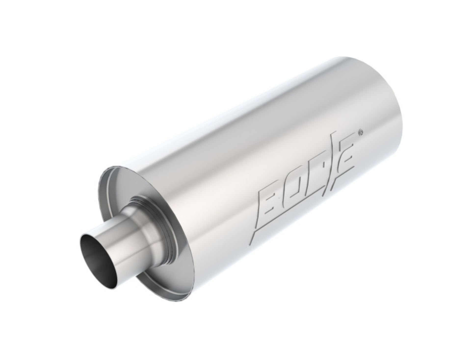 Picture of Borla Universal Performance 2.5in Inlet/Outlet Stainless Racing Muffler