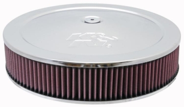 Picture of K&N Round Air Filter Assembly 12in ID / 3.063in Height / 5.125in Neck Flange / 7/8in Drop Base